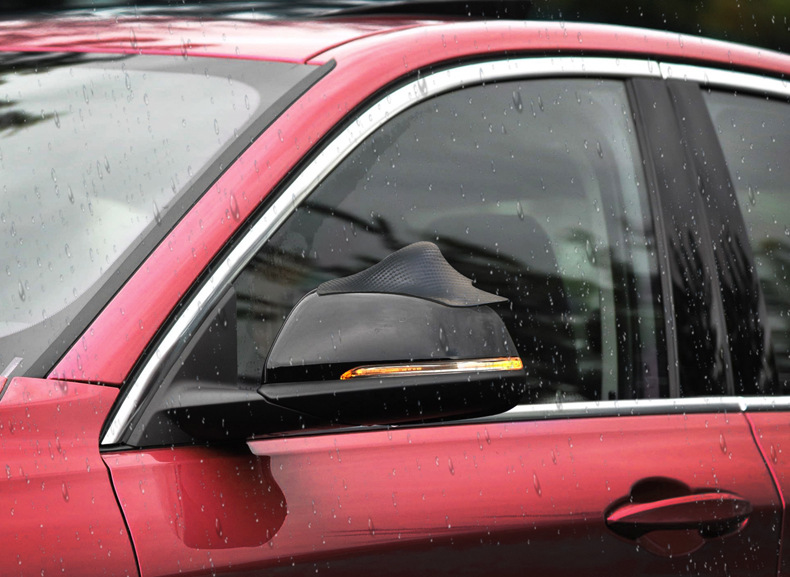 Car Rearview Mirror Rain Eyebrow Small Round Mirror Integrated Reflector Blind Spot Mirror Reversing Mirror Rain Shield Universal
