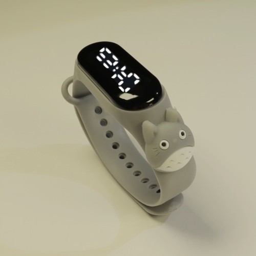 New style led men and women cute waterproof sports fashion primary and secondary school students bracelet doll luminous cartoon watch