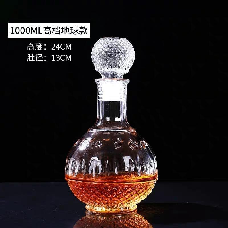 Fabricantes de vinos 50ml 1000ml botellas de prueba creativas botellas de vino rosado de diamante transparentes botellas de vino extranjero