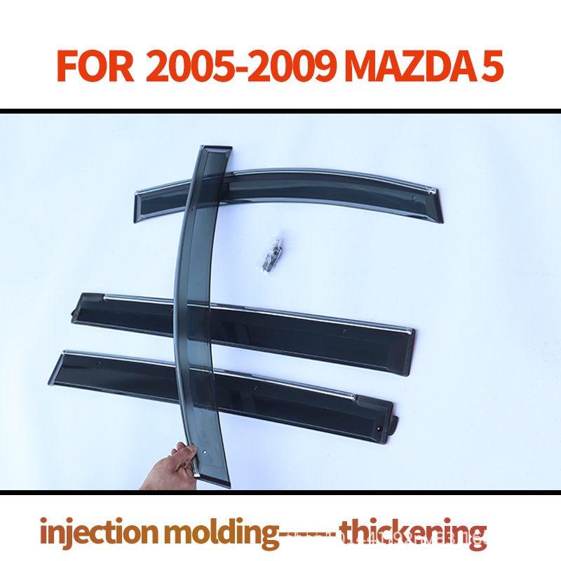For Mazda 5 Rain and Sunny Weatherboard MAZDA 5 CR CW 2005-2019 Window visor