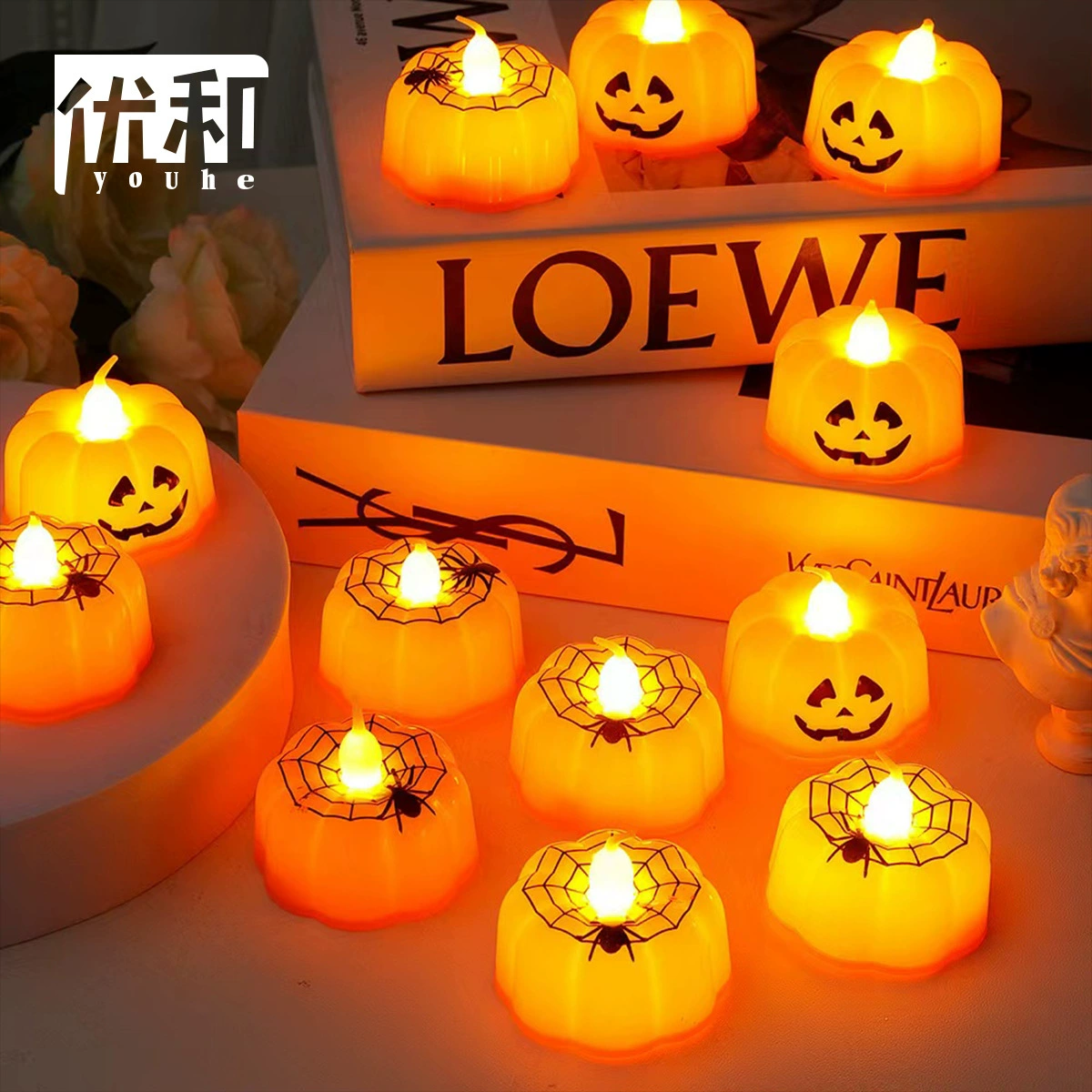 LED электронная свеча, игрушка, декор, Хэллоуин