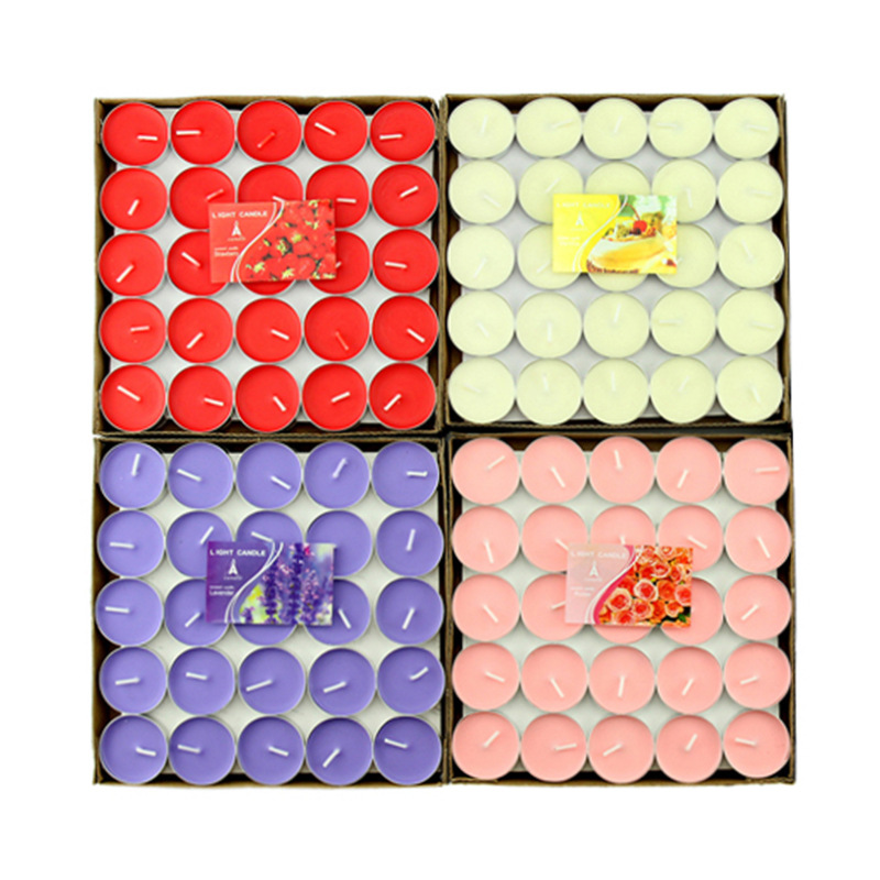 Venta al por mayor 50 unids color curling aluminio Shell vela sin humo té insípido cera calefacción péndulo Multi-propósito transfronterizo