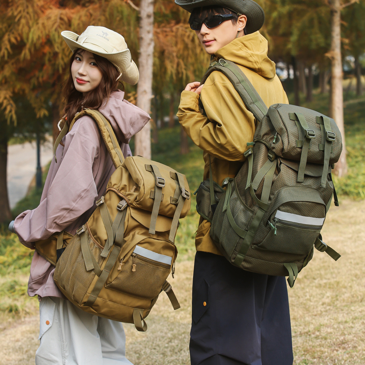 Outdoor Sports Mountaineering Bag, Tactical Backpack, Hiking Equipment, Camping Equipment, Wear-Resistant, Large-Capacity, Multi-Functional Backpack