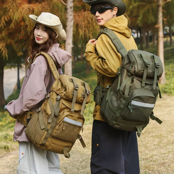 Outdoor Sports Mountaineering Bag, Tactical Backpack, Hiking Equipment, Camping Equipment, Wear-Resistant, Large-Capacity, Multi-Functional Backpack