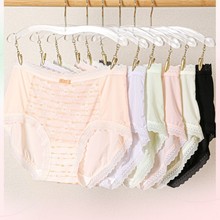 彩田32576.32575纯欲蕾丝性感蕾丝内裤女士高腰透气舒适抗菌纯棉