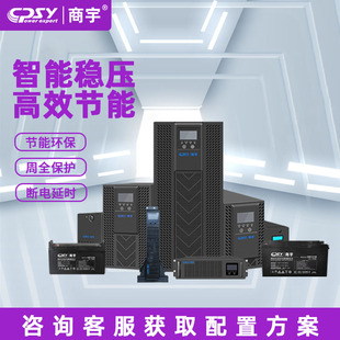 Rack-Mounted Ups Uninterruptible Power Supply Anti-Power Outage Voltage Stabilization Battery Life Computer Server Backup Emergency Ups Shangyu