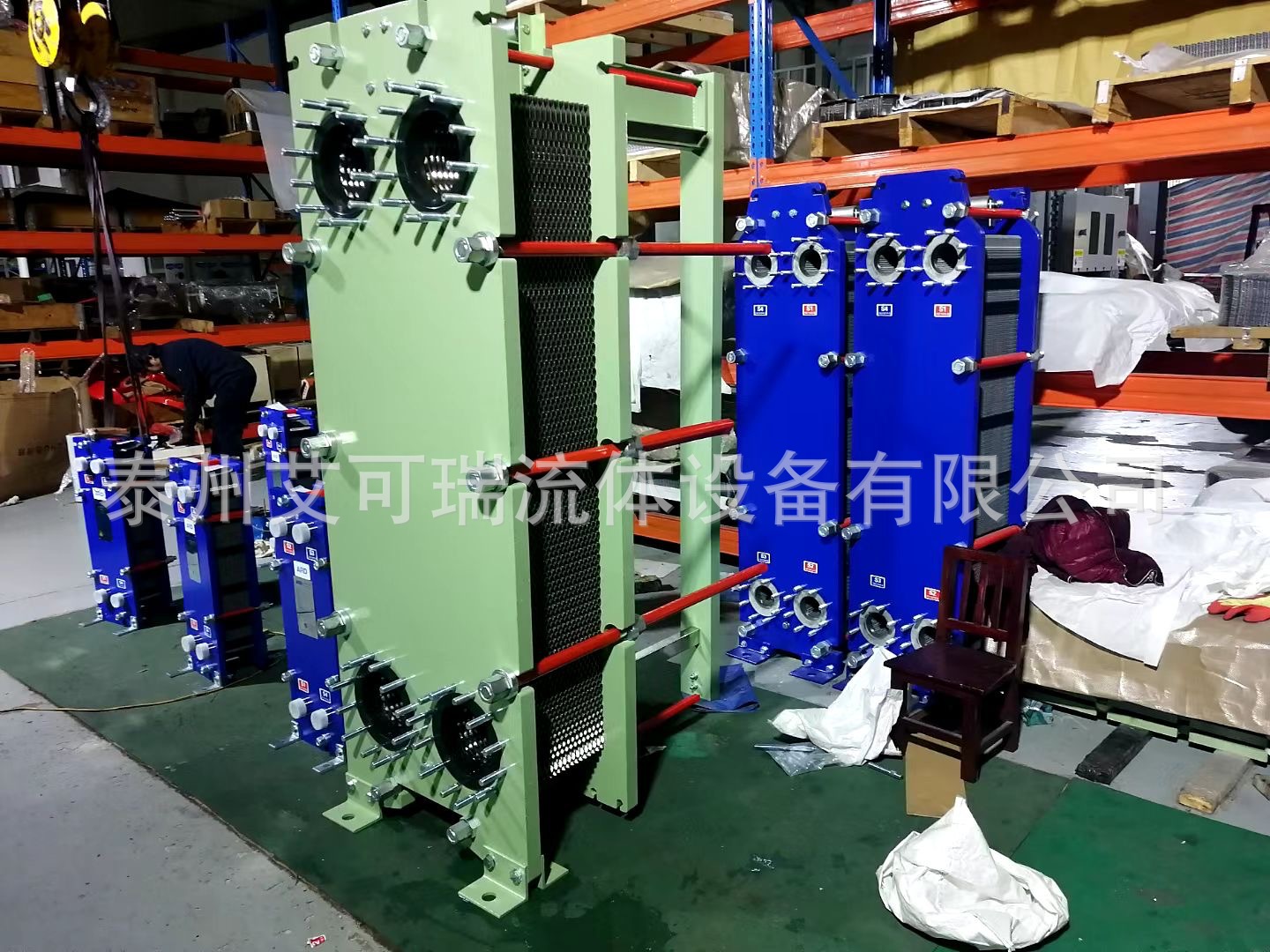 Acare/艾可瑞 污水冷却板式换热器 宽流道钛板式冷却器 可拆板换