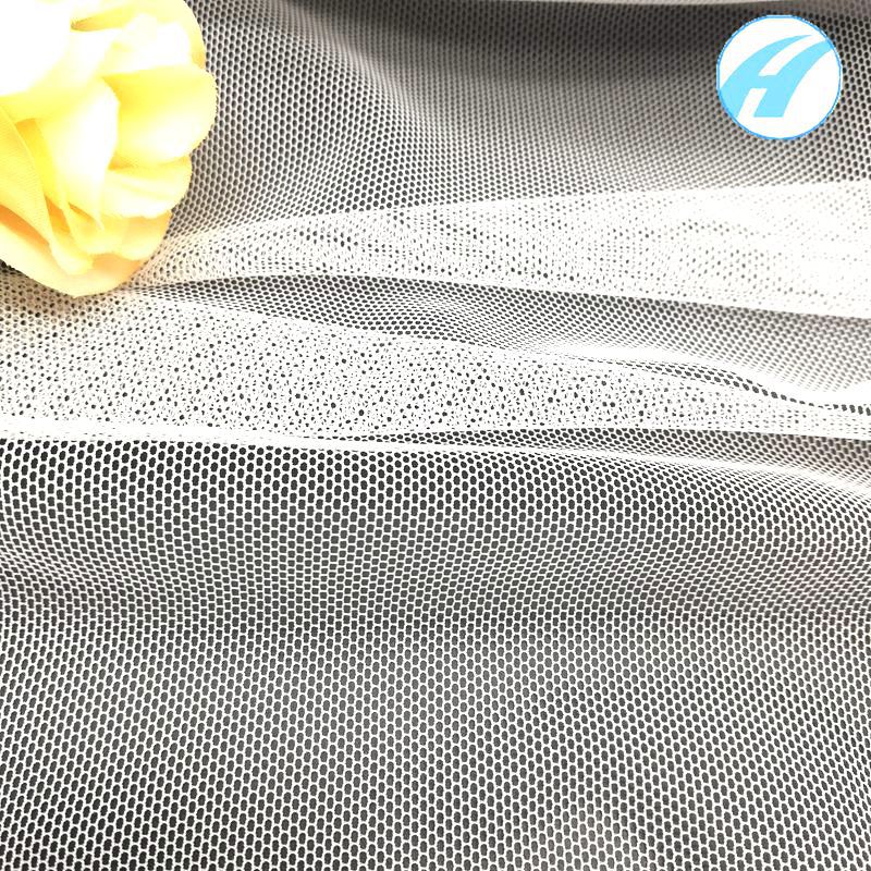 6420复丝锦纶网刺绣软纱婚纱薄纱四梳细网辅料