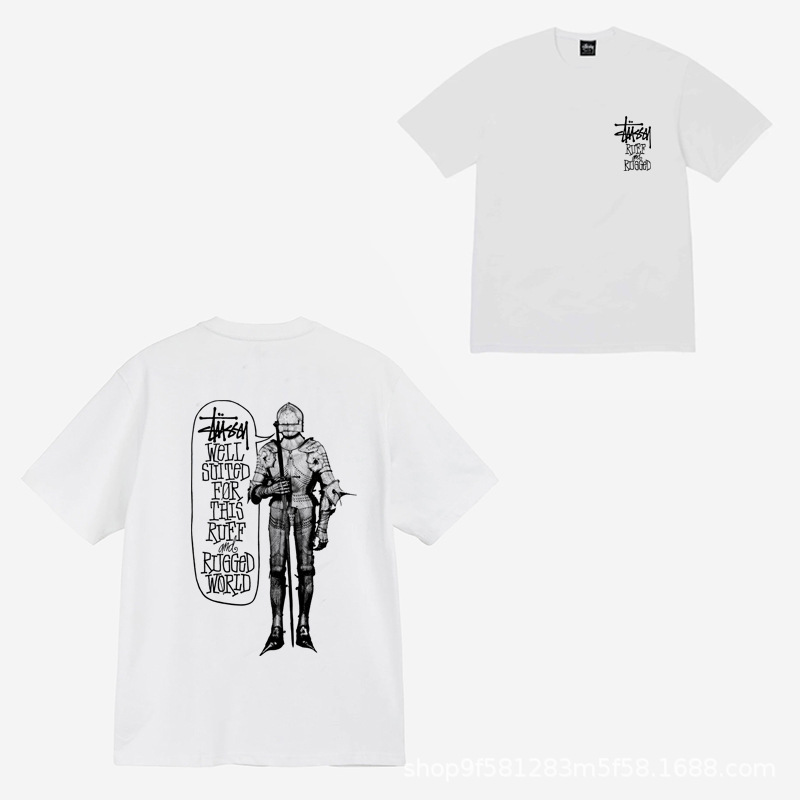 STU 25SS 新品 STU 高品質純綿 男女同型半袖Tシャツ トレンドブランド服|undefined