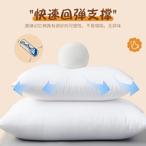 Memory foam pillow core, slow rebound pillow core, floral cotton pillow core, non-woven fabric, fluffy and soft pillow core for living room sofa