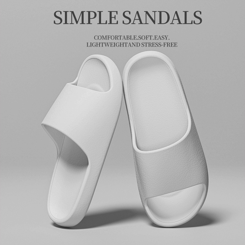 2309 가죽 패턴 샌들 화이트