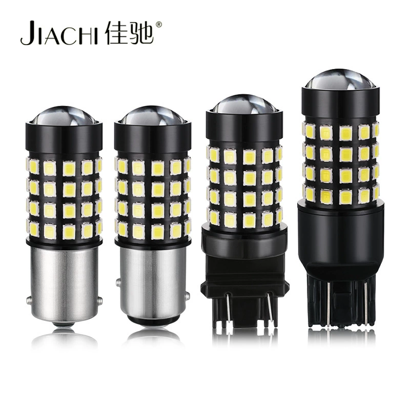 Автомобильная светодиодная лампа поворотника T18/T20/T25, универсальная лампа стоп-сигнала, 2835, ходовая лампа, 54 светодиода, высокая яркость