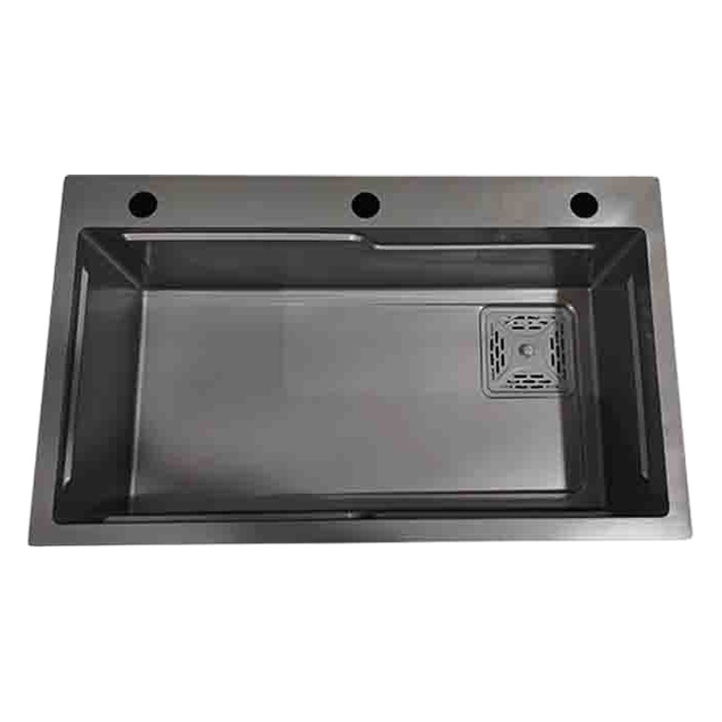 Fregadero Nano de Cocina de Acero Inoxidable Cepillado