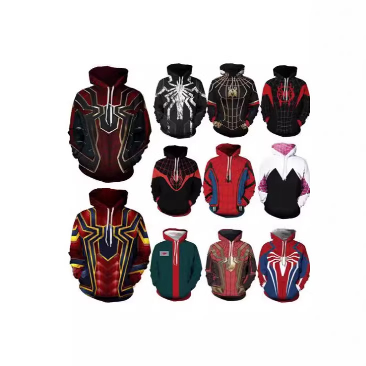 Halloween New Style Anime Zzx Zipper Sweatshirt Men's New Era Little Black Zz3D Digital Print Hooded Jacket Halloween New Style Anime Zzx Zipper Sweatshirt Men's New Era Little Black Zz3D Digital Print Hooded Jacket