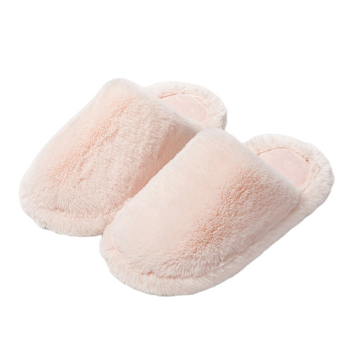 Ins Urumqi Cotton Slippers Winter Home Fuzzy Slippers Women Indoor Home Use Fluffy Slippers Wholesale