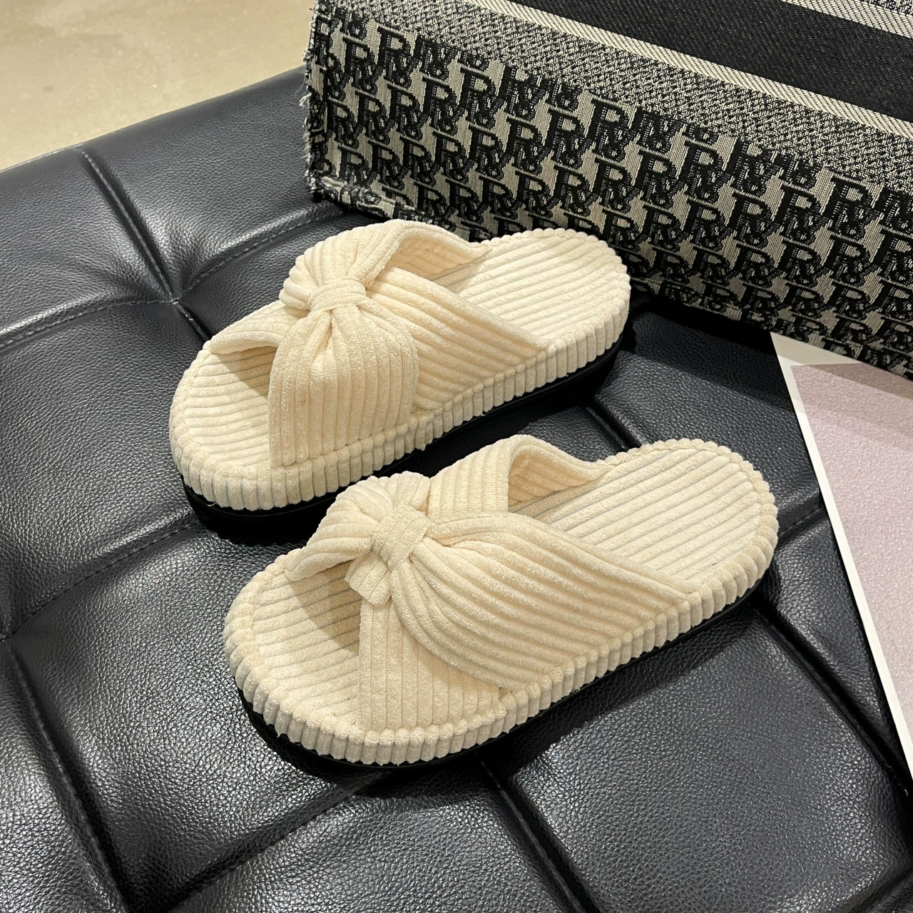 Меховые тапочки женские домашние домашние повседневные полы тапочки плюшевые хлопчатобумажные тапочки с открытыми пальцами