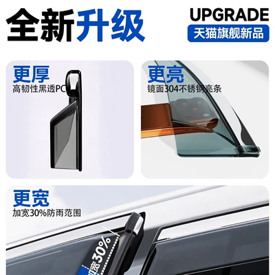 Rain shield – window rain visors, rain guards