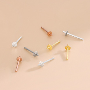 S925���y���ƽ�׶�ᔿ���DIY��������ʯ�������������бP�K��