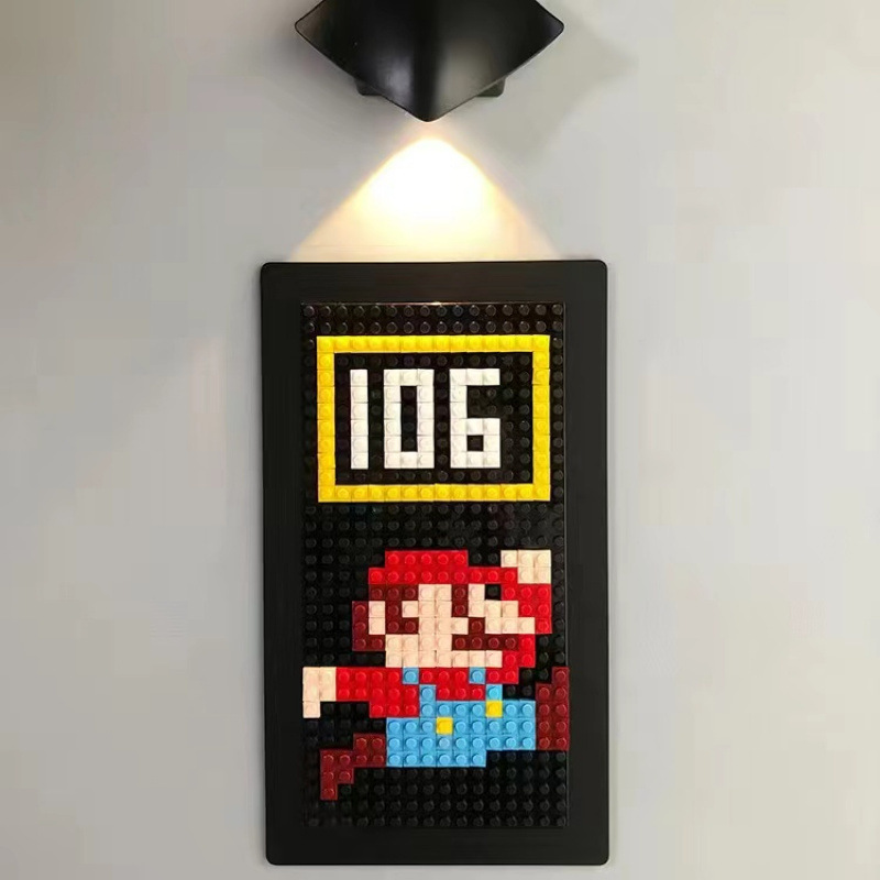 #好玩创意diy数字亚克力门牌家用可爱民宿住宅积木门牌带背胶门牌