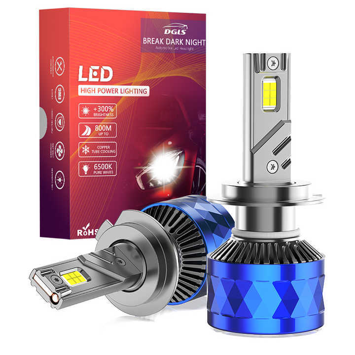 DGLS120w Faros de coche R16H1H4H7 LED Diodo impermeable 3750 Chip Faros delanteros