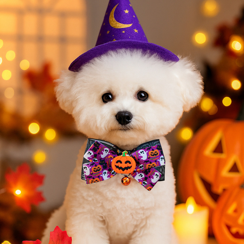 ハロウィンペット首輪犬唾液スカーフ首輪猫スカーフネックスカーフかわいい装飾アクセサリーコレクション写真|undefined