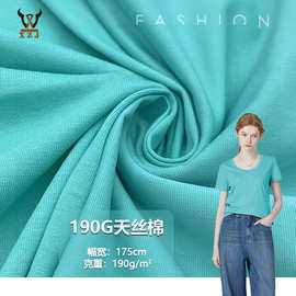 190G天丝棉 仿莫代尔莱赛尔半光长丝亮面针织面料睡衣休闲套装布