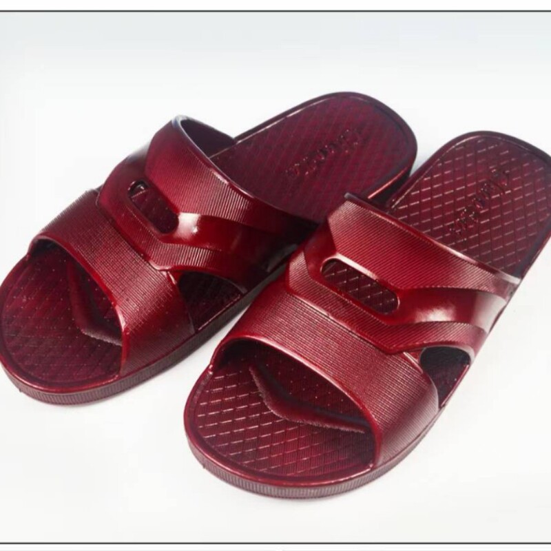 Middle-Aged and Elderly Men's Summer Oil Slippers Plastic Grandpa Dad Wear-Resistant Non-Slip Soft Sole Thick Sole Home Elderly Bathroom