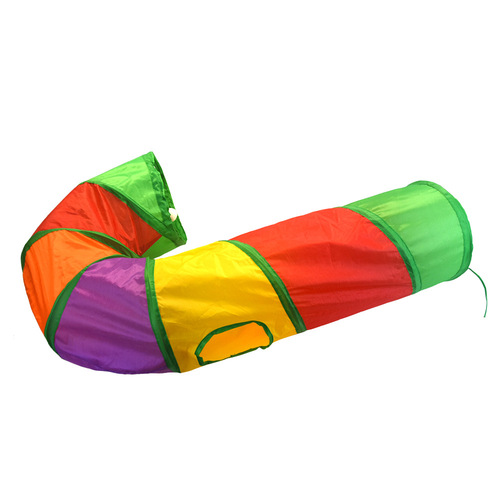Cross-border new style cartoon pet cat toy rainbow cat tunnel pet runway cat tunnel rolling dragon manufacturer's spot stock