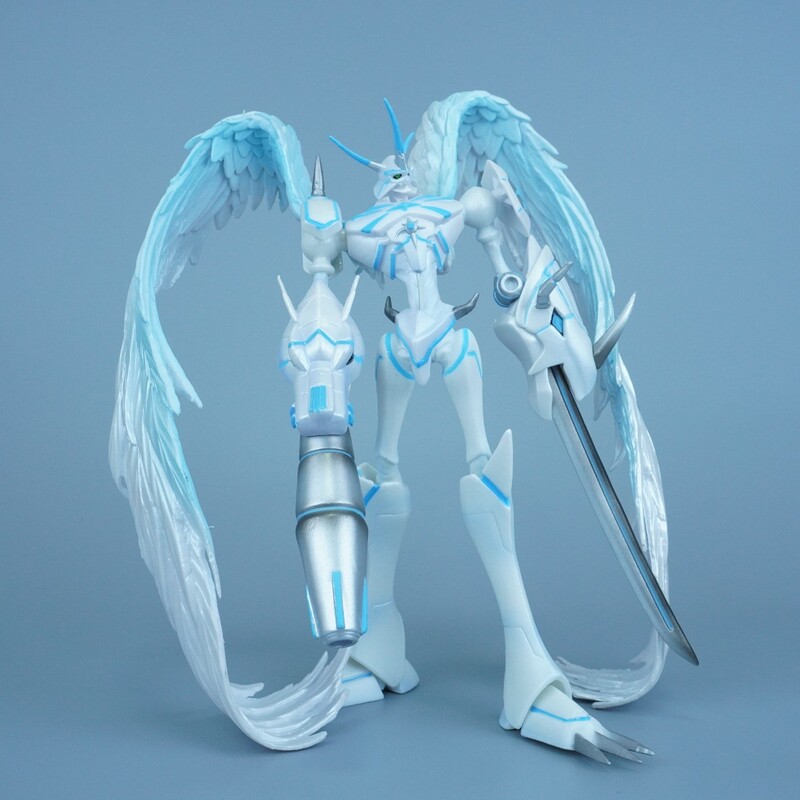 Digimon Figure Royal Knight Figurine Ornament Compassionate Omegamon Anime Figure Model 2D Digimon Figure Royal Knight Figurine Ornament Compassionate Omegamon Anime Figure Model 2D