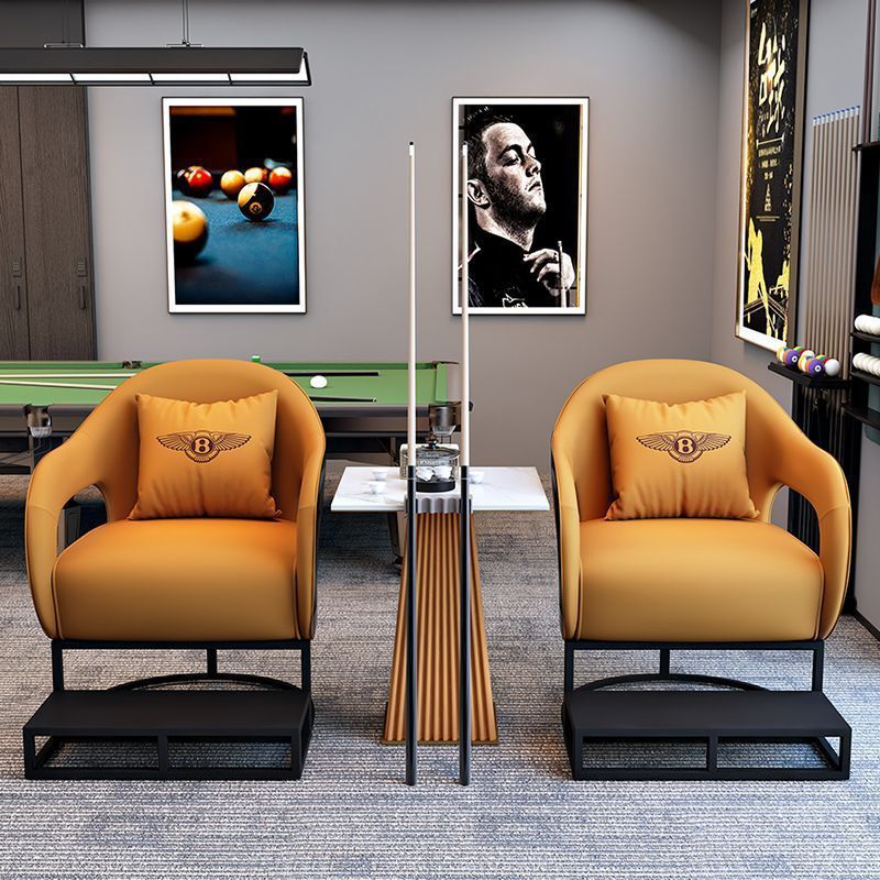 Sala de billar, sofá de invitados, silla de observación de pelota, silla de asiento de tarjeta, sala de billar, mesa de recepción de ocio y combinación de sillas image 7