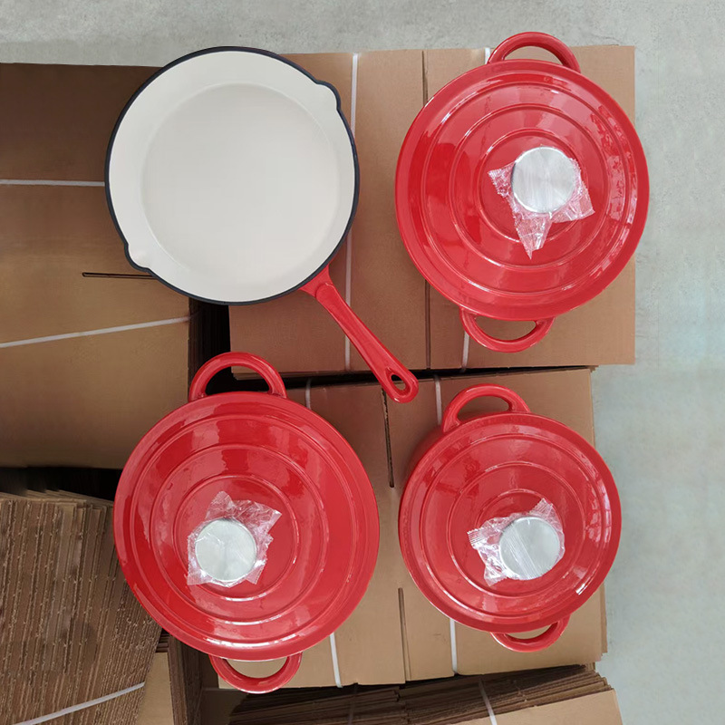 201 rouge rouge / 20*9cm Ragoût parfait (0,88 l) 20cm rond stew pot