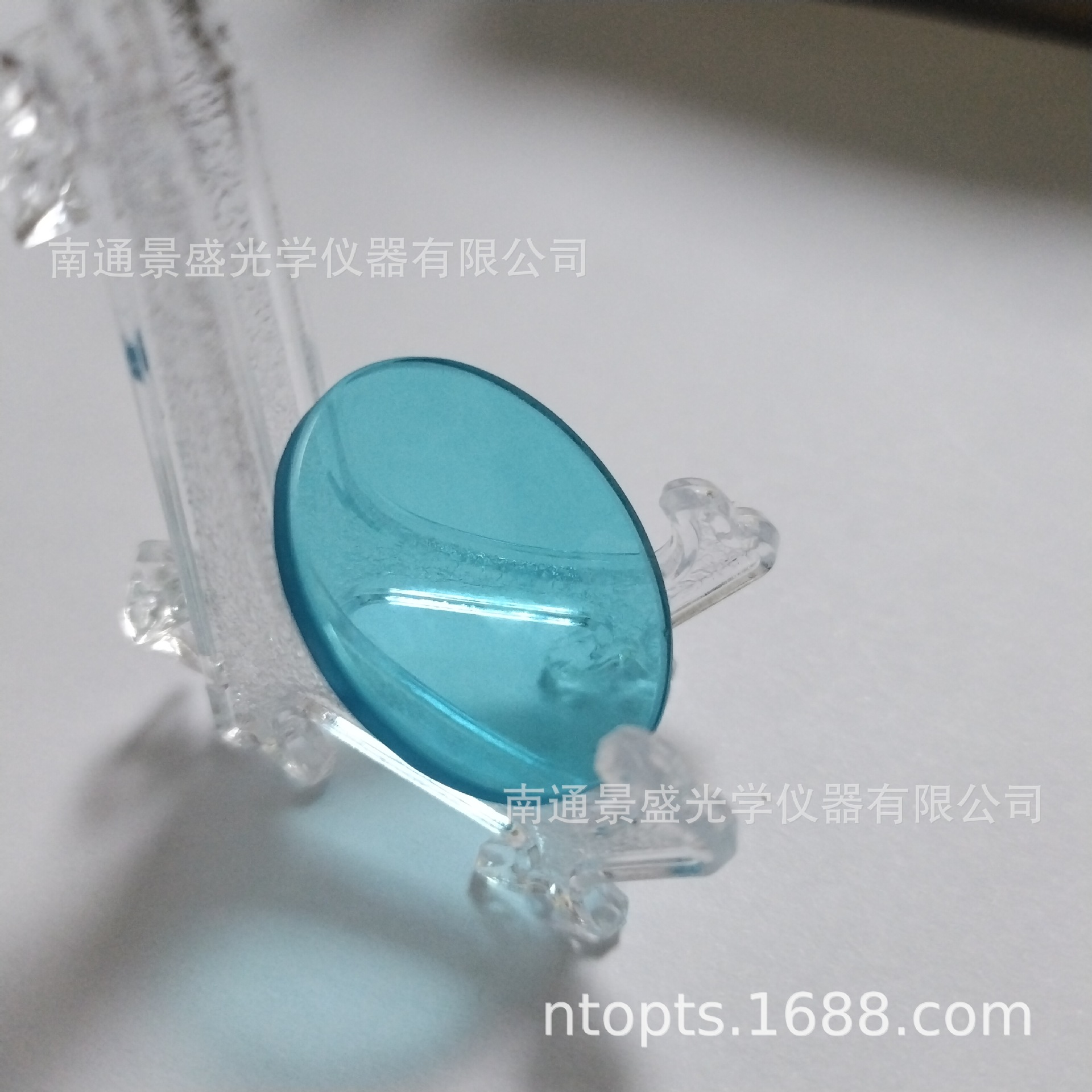 青蓝色滤波片 QB21/BG38 截止型光学玻璃 青蓝色滤光片