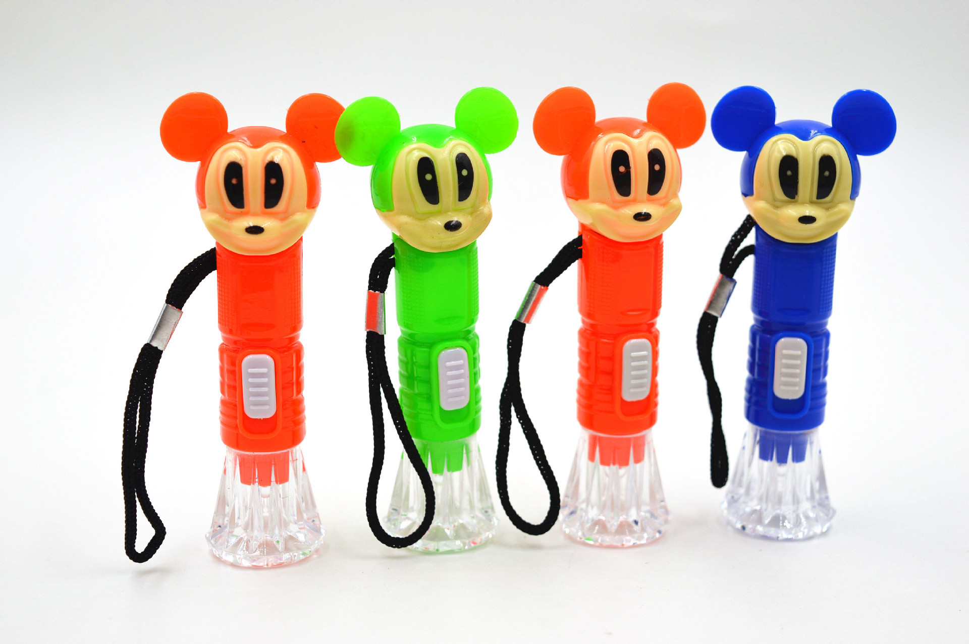 Mini linterna de dibujos animados portátil de los niños pequeños regalo Kindergarten Premio WeChat promoción noche mercado juguete