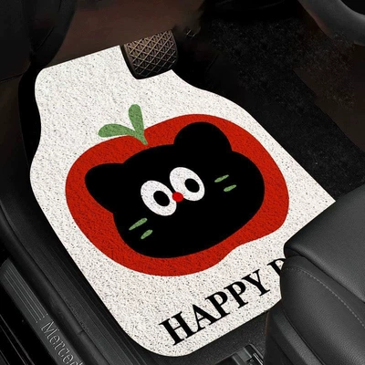 Avtomobil döşəmə paspasları – mat - apple-cat-cat-front-row-rear-row-silk-loop-5050cm-two-pieces-5060cm-two-pieces