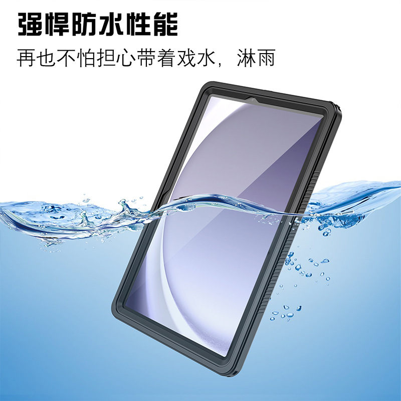 Nuevo adecuado Samsung A9 estuche protector para tableta impermeable IP68 sumergible estuche ligero y transparente