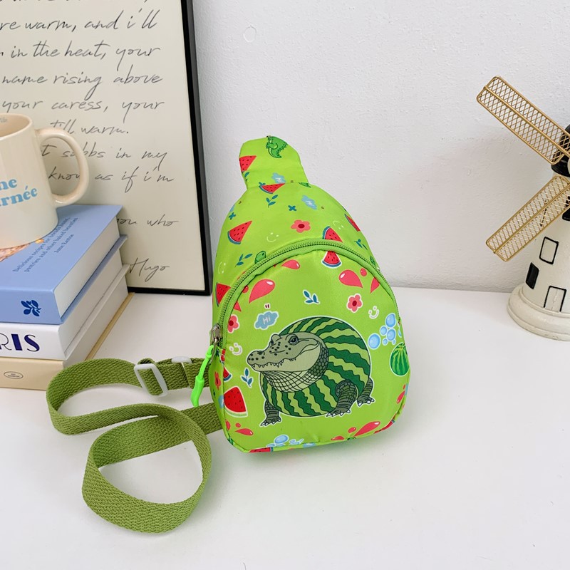 Moda de dibujos animados para niños y niñas bolsos de pecho lindos impresión mini mochila de bebé 2025 nuevo bolso de cambio de niños