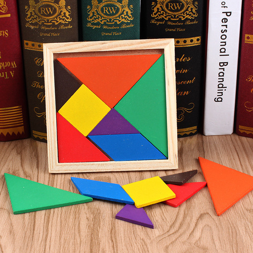 Wooden jigsaw puzzle children's educational early education toys color jigsaw puzzle puzzle toy jigsaw puzzle teaching aids gifts wholesale