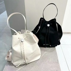 lu家水桶包5L女士抽绳斜挎包Drawstring休闲单肩手提女士包男女同