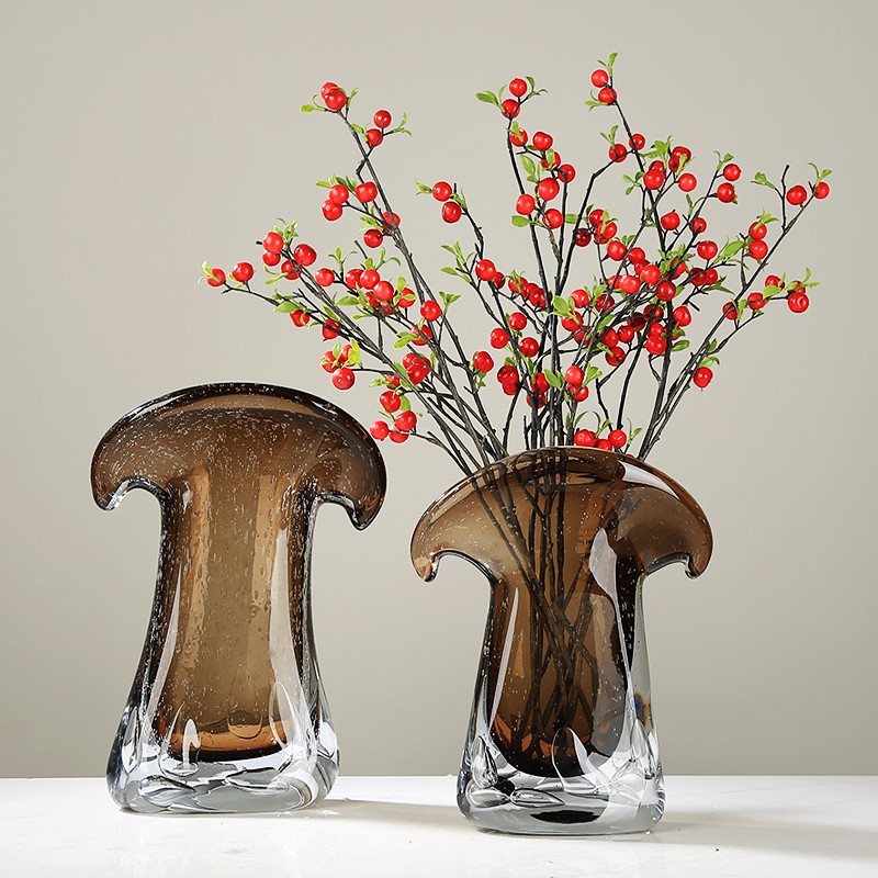 Coffee glazed art bottle ornaments can be hydroponic modern light…