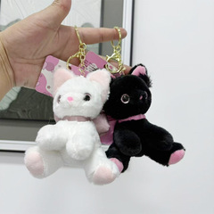 かわいい子猫ぬいぐるみペンダント人形キーホルダーカップルバックパックペンダントキャッチャーマシン人形子供の誕生日プレゼント