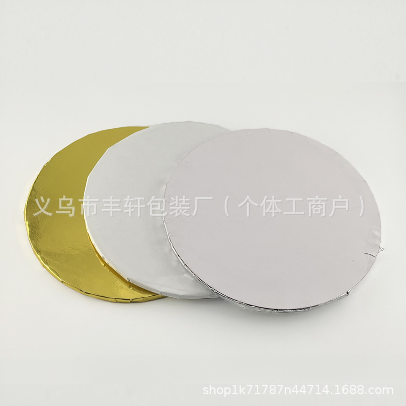 Placa de transferencia de pastel corrugado de 6 mm placa de transferencia de pastel de oro de pastel