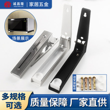 批发加厚可伸缩不锈钢支架烤箱托架可折叠壁挂式置物架微波炉支架