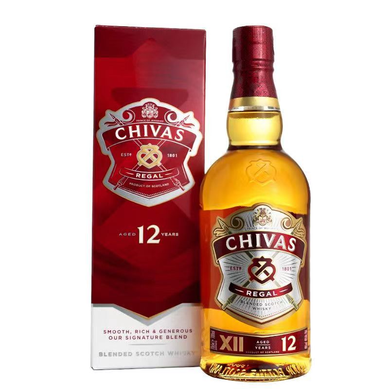 Licensed Chivas 12 years (Chivas) whiskey British original bottle of foreign wine 500ml-700ml foreign wine