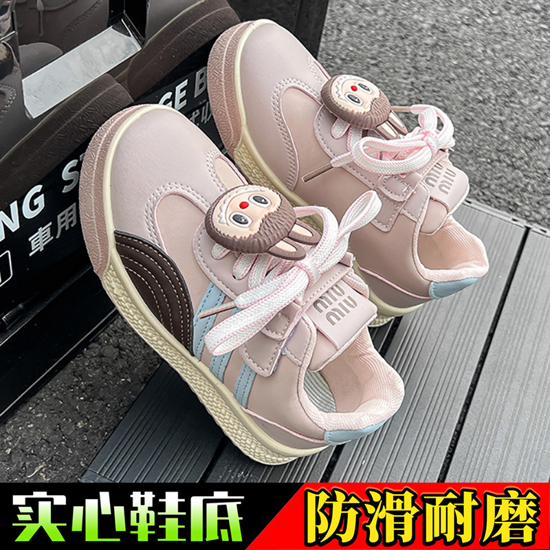 儿童德训鞋女童板鞋春秋季新款洋气女孩休闲鞋百搭软底学生跑步鞋|undefined