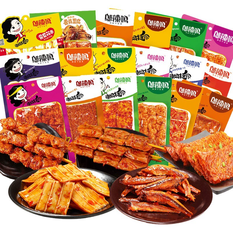 Wan Spicy Mom Пряный тофу сушеный тофу вегетарианский стейк из говяжьего глютена