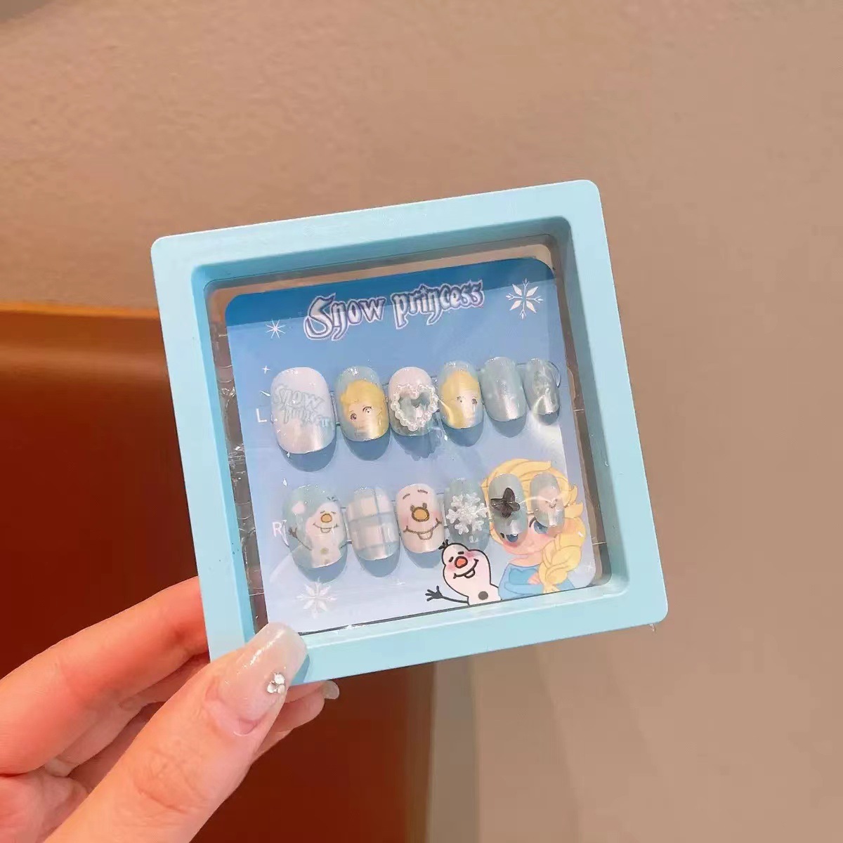 Nuevas pegatinas de uñas para niños, pegatinas de uñas con dibujos animados de ponis, lindas pegatinas de uñas para niñas pequeñas, pegatinas de uñas terminadas.