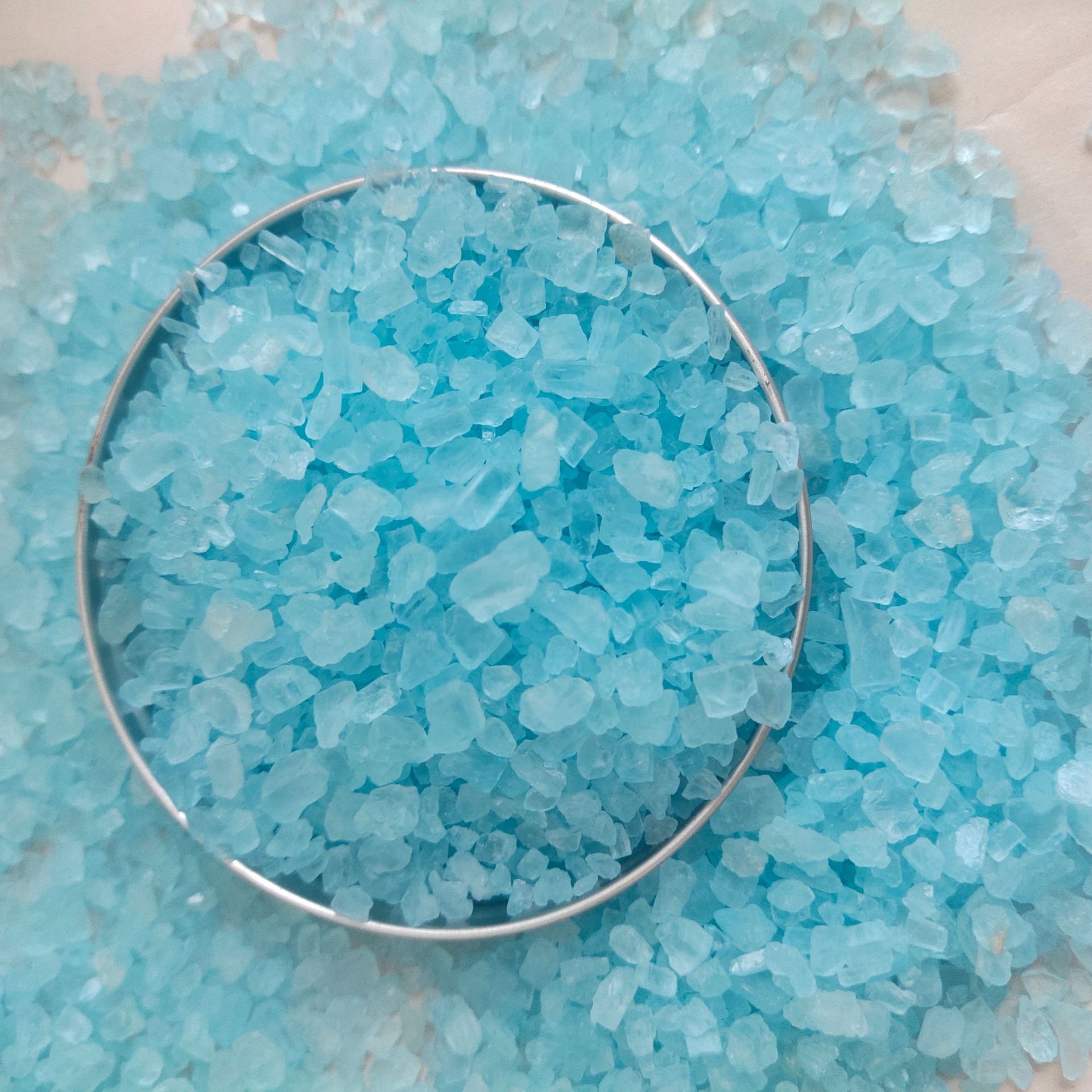 海盐 彩色香味盐 矿物盐颗粒  玫瑰花味 染色盐沙