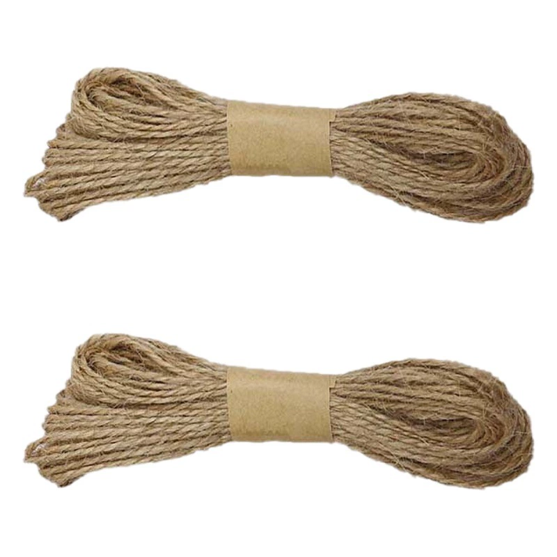 10 м основной цвет пеньковая веревка DIY декоративные аксессуары для рукоделия пеньковая нить джутовая веревка для карт веревка