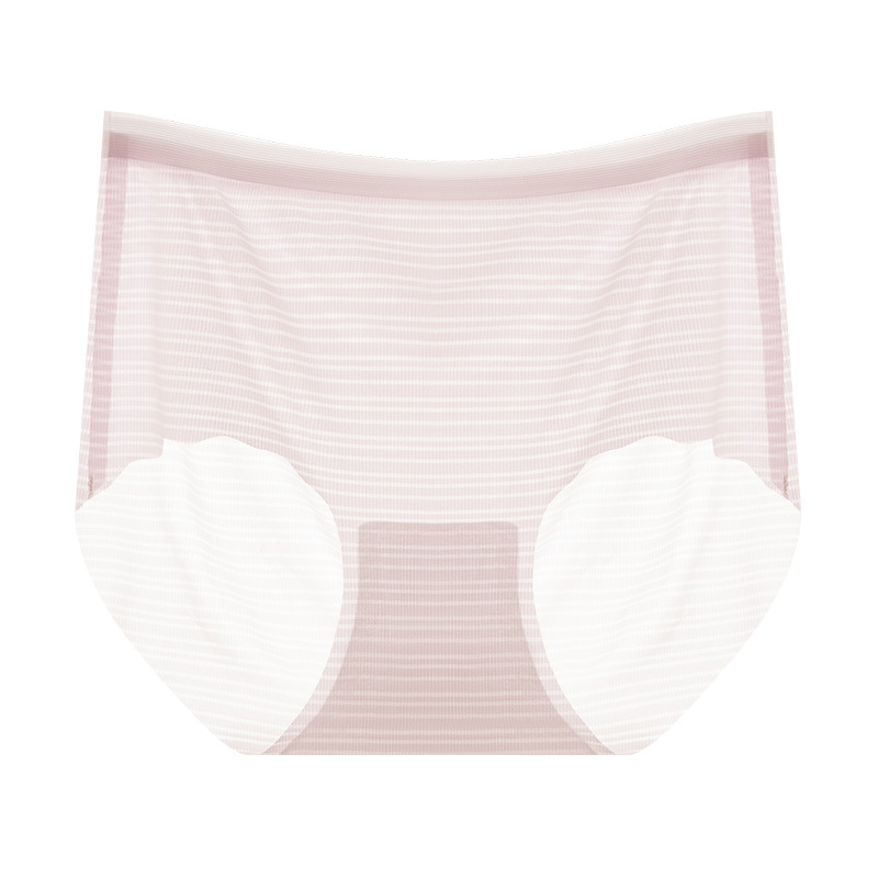 Las nalgas de melocotón de color degradado ultrafino de secado rápido, invisibles y sin costuras, las bragas de entrepierna antibacterianas de seda son refrescantes