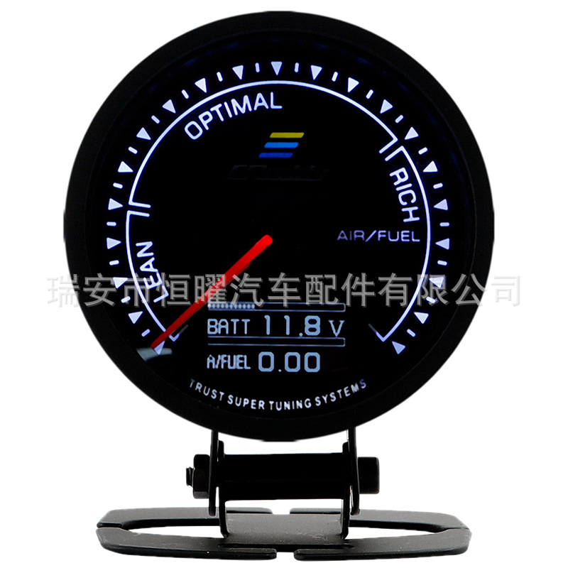 Car Modification Instrument Greddi Water Temperature, Engine Speed, Oil Pressure, Turbocharger Voltage, Vacuum, and Exhaust Temperature Multifunctional Vehicle Gauge